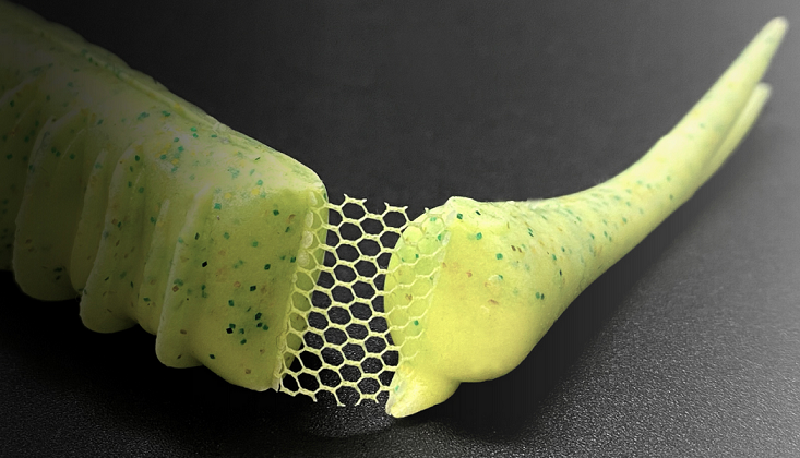 ワームのアップ写真