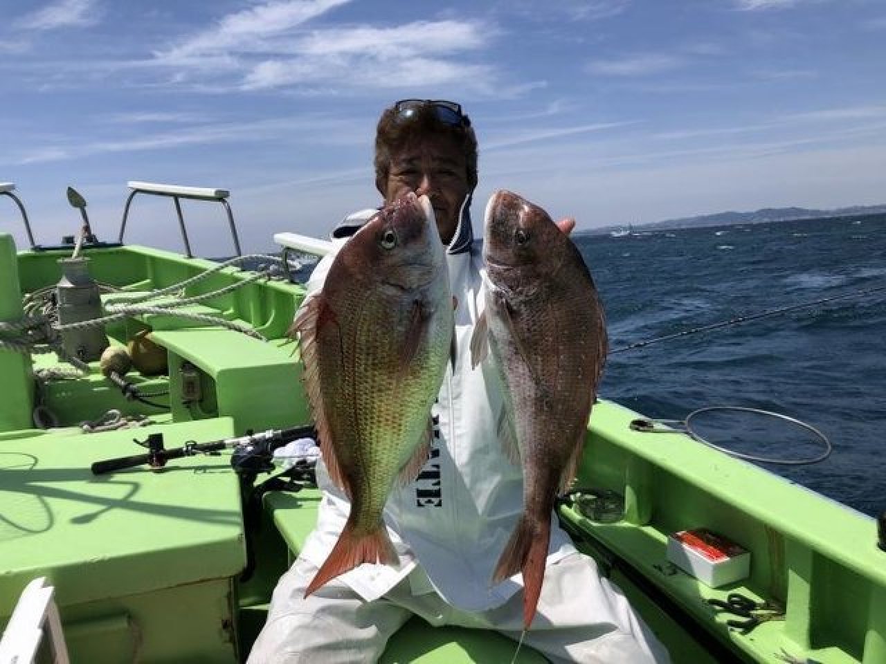 【釣果速報】神奈川県丸又丸で1.2kgの良型マダイをゲット!今後の釣行も期待大!