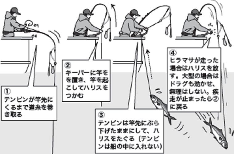 釣り方の図