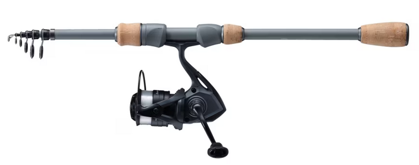 ロッドとリールのアップ写真