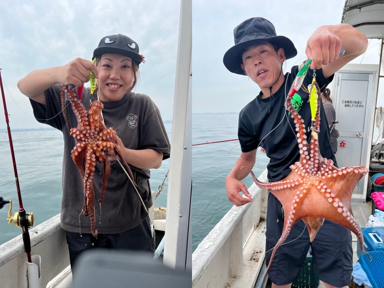 【釣果速報】兵庫県釣り船 福三郎でキロオーバータコ豊漁！2.0kgのモンスター級も！大物狙いなら今すぐ乗船を！