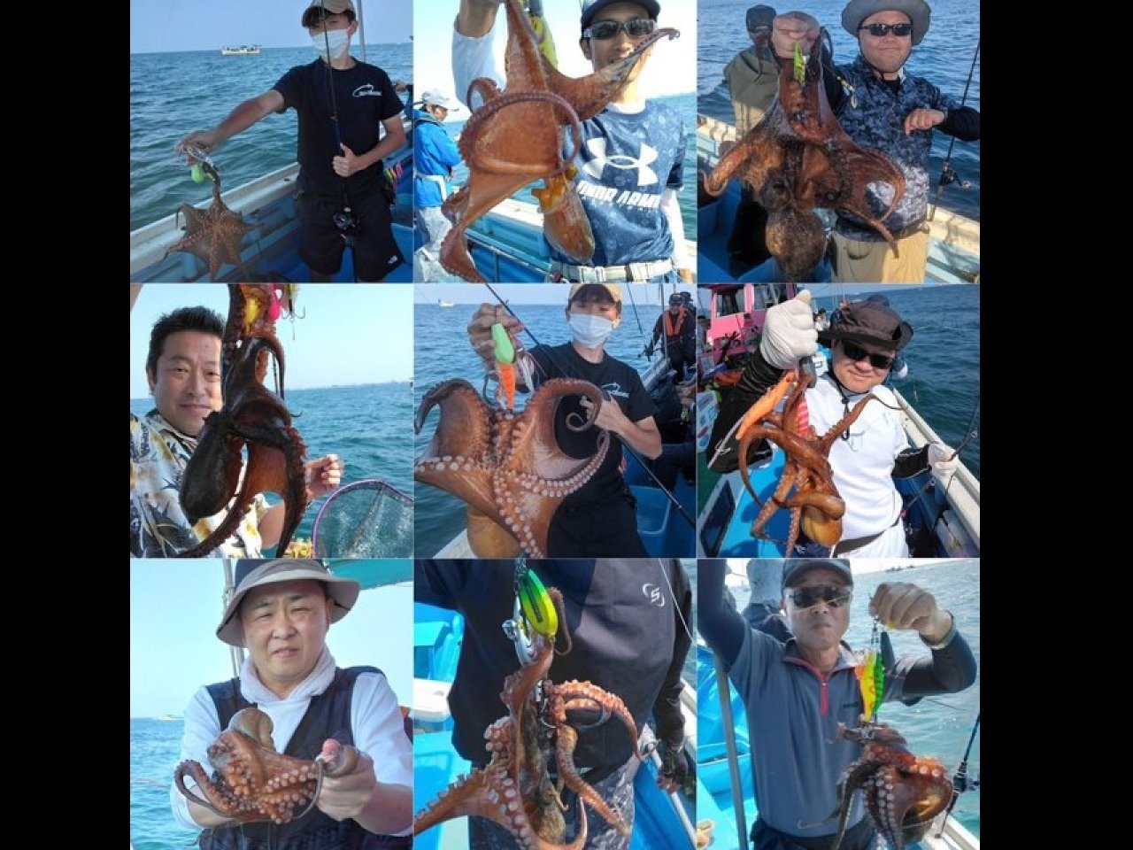 【釣果速報】兵庫県海蓮丸でマダコ三昧！竿頭はなんと14匹！2.0kgの巨大タコも登場！みなさん、タコ釣行に挑戦しませんか？