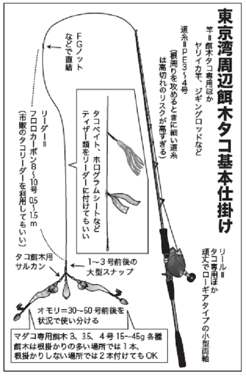 関東の餌木タコのツボを押さえる！タックル・釣り方を完全ナビゲート！