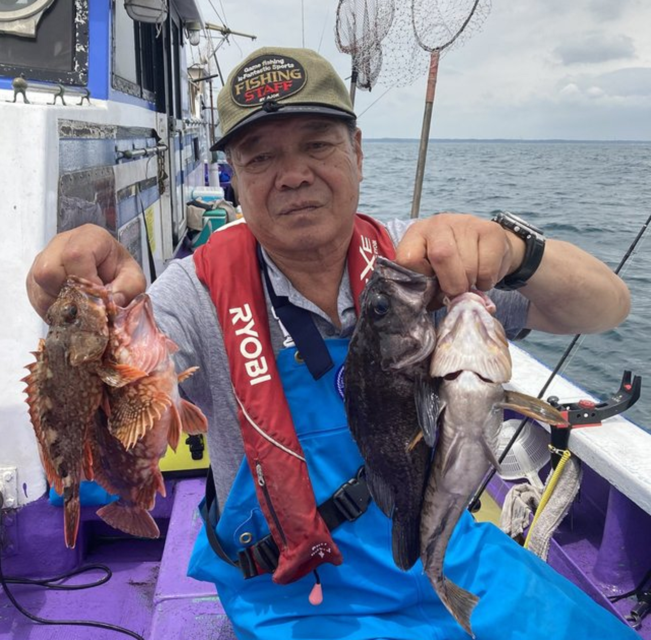 【釣果速報】良型カサゴ連続確保！お土産も続々ゲット！充実の釣行は茨城県利喜丸で！