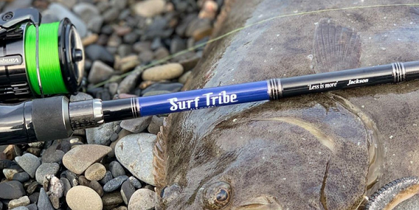 魚とリールのアップ写真