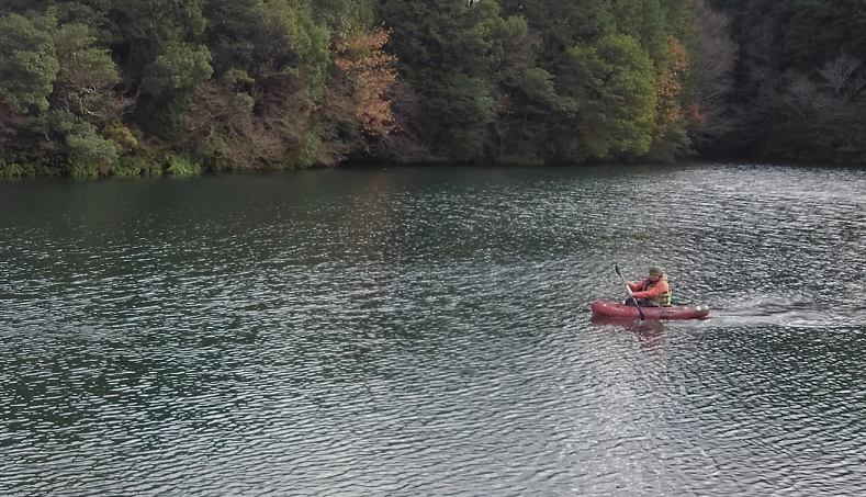 カヤックのアップ写真