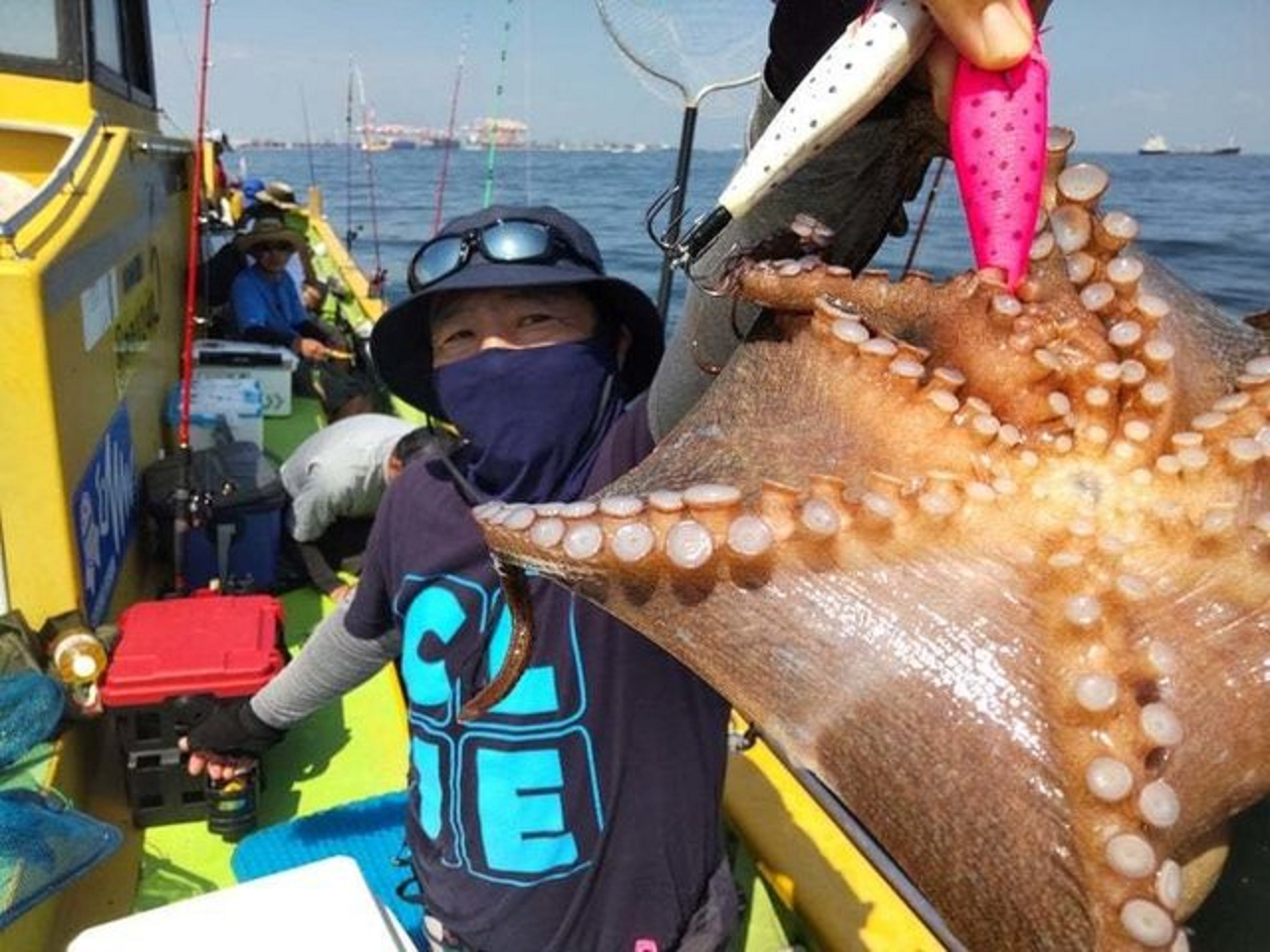 【釣果速報】神奈川県鴨下丸kawanaでマダコ釣り好調!連発で大興奮!好調の今、ぜひ乗船予約を!