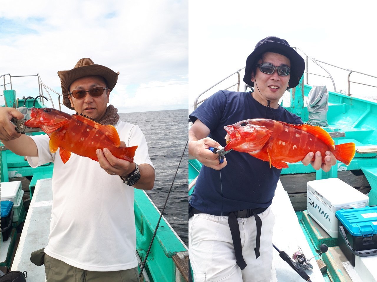 【釣果速報】神奈川県龍義丸で40cmのビッグアカハタゲット!あなたも真っ赤な海の宝石を捕まえに行きませんか?