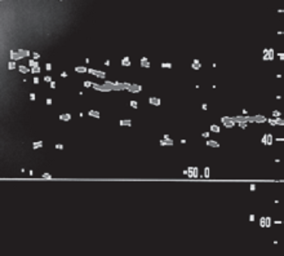 魚群探知機の写真
