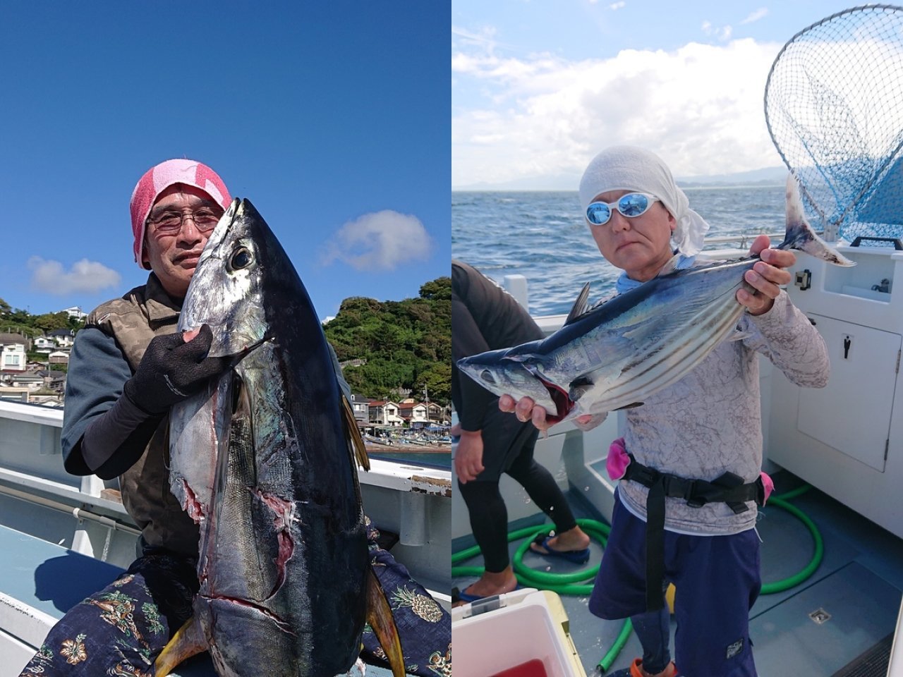 【釣果速報】神奈川県太郎丸でカツオ・キハダマグロが連続ヒット＆ダブルキャッチで好調！今後も期待大！