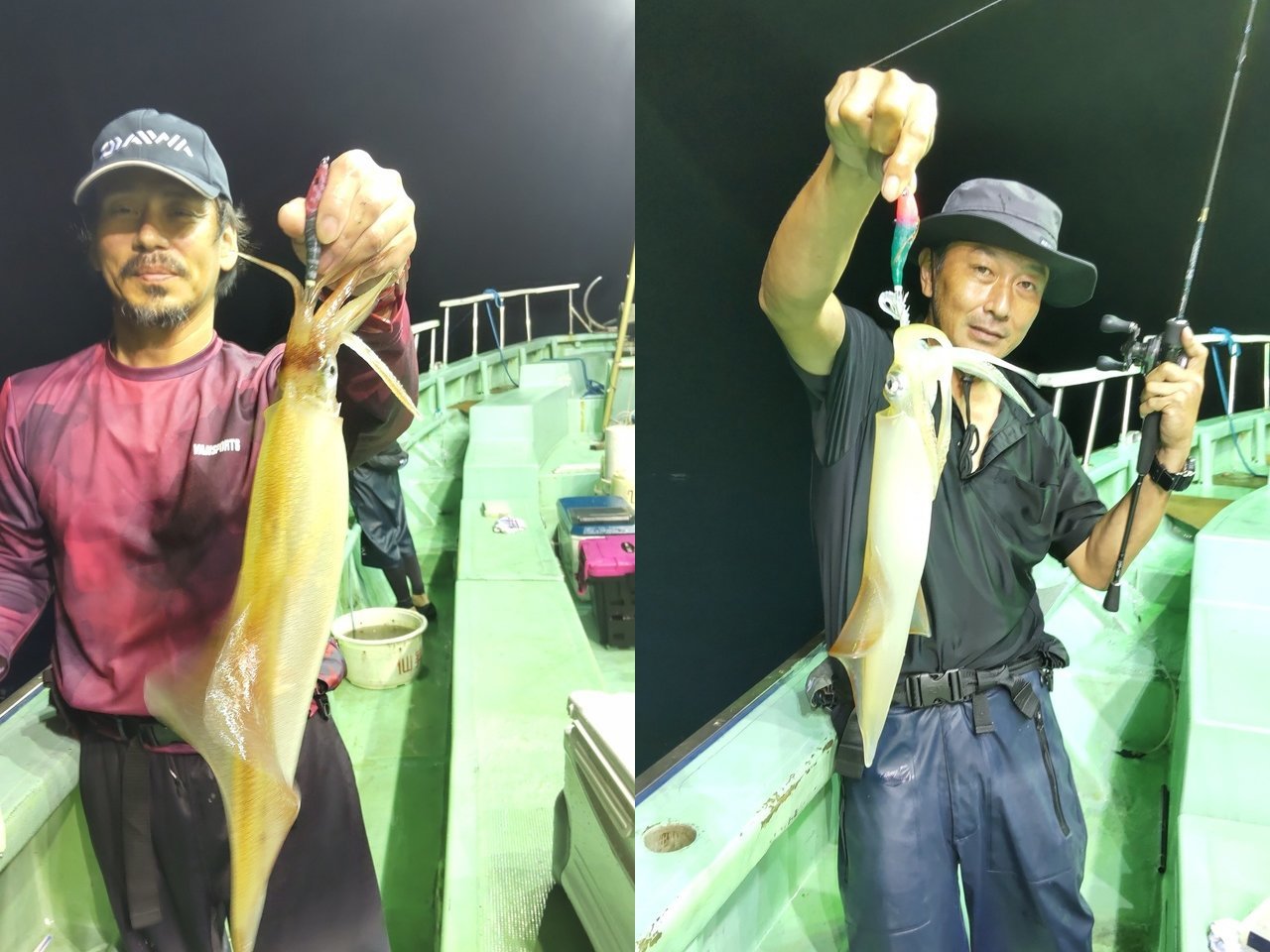 【釣果速報】ウネリに負けず、茨城県仙昇丸で50cmの良型マルイカキャッチ！釣りスキルを着実に伸ばしてくれる船長は釣り人からの信頼大！