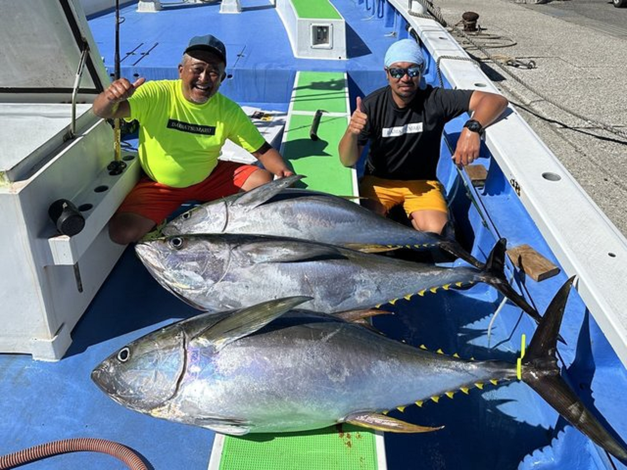 【釣果速報】神奈川県大松丸で良型キハダマグロ2キャッチ!マグロを狙うなら今スグの乗船がベスト!