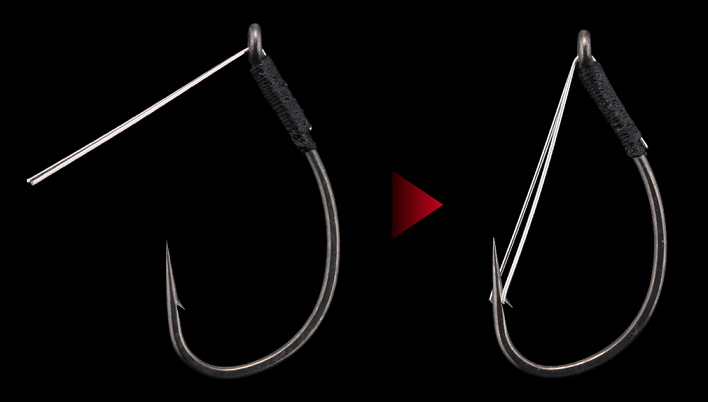 フックのアップ写真