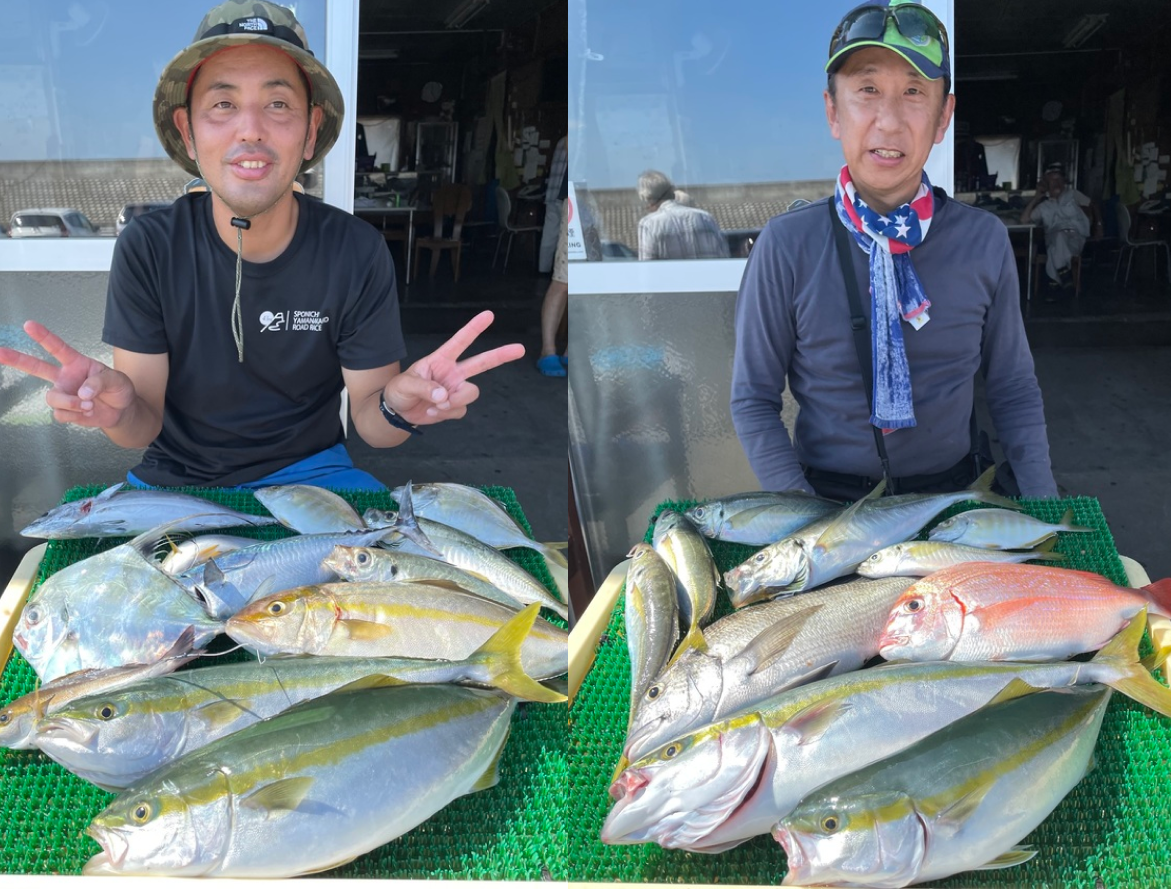 【釣果速報】神奈川県庄治郎丸で50cmイナダ＆38cmの良型アジをGET！絶好調の釣行に今後も期待大！