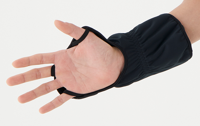 釣りウェアのアップ写真