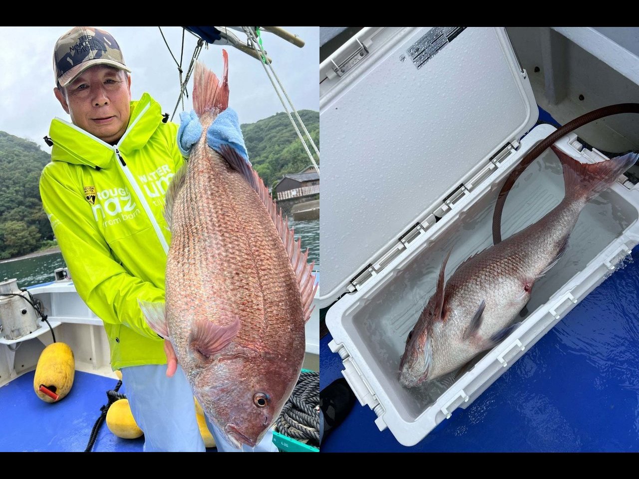 【釣果速報】雨は敵じゃない!静岡県真正丸で5.90kgのマダイをキャッチ!多彩なゲストも見え釣行は大充実!