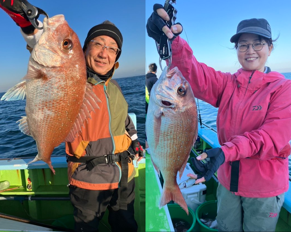 【釣果速報】千葉県三次郎丸でマダイ絶好調！トップ15匹！多彩なゲストも見え釣行は大充実！