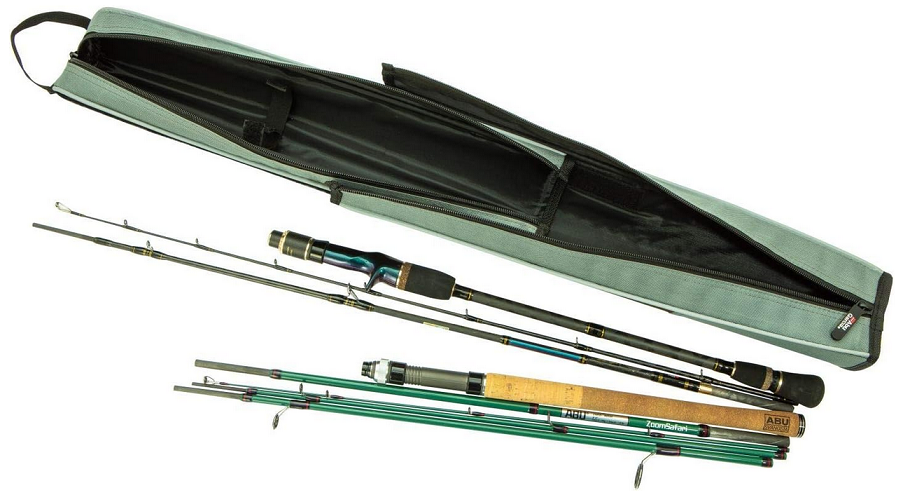 ロッドとロッドケースのアップ写真