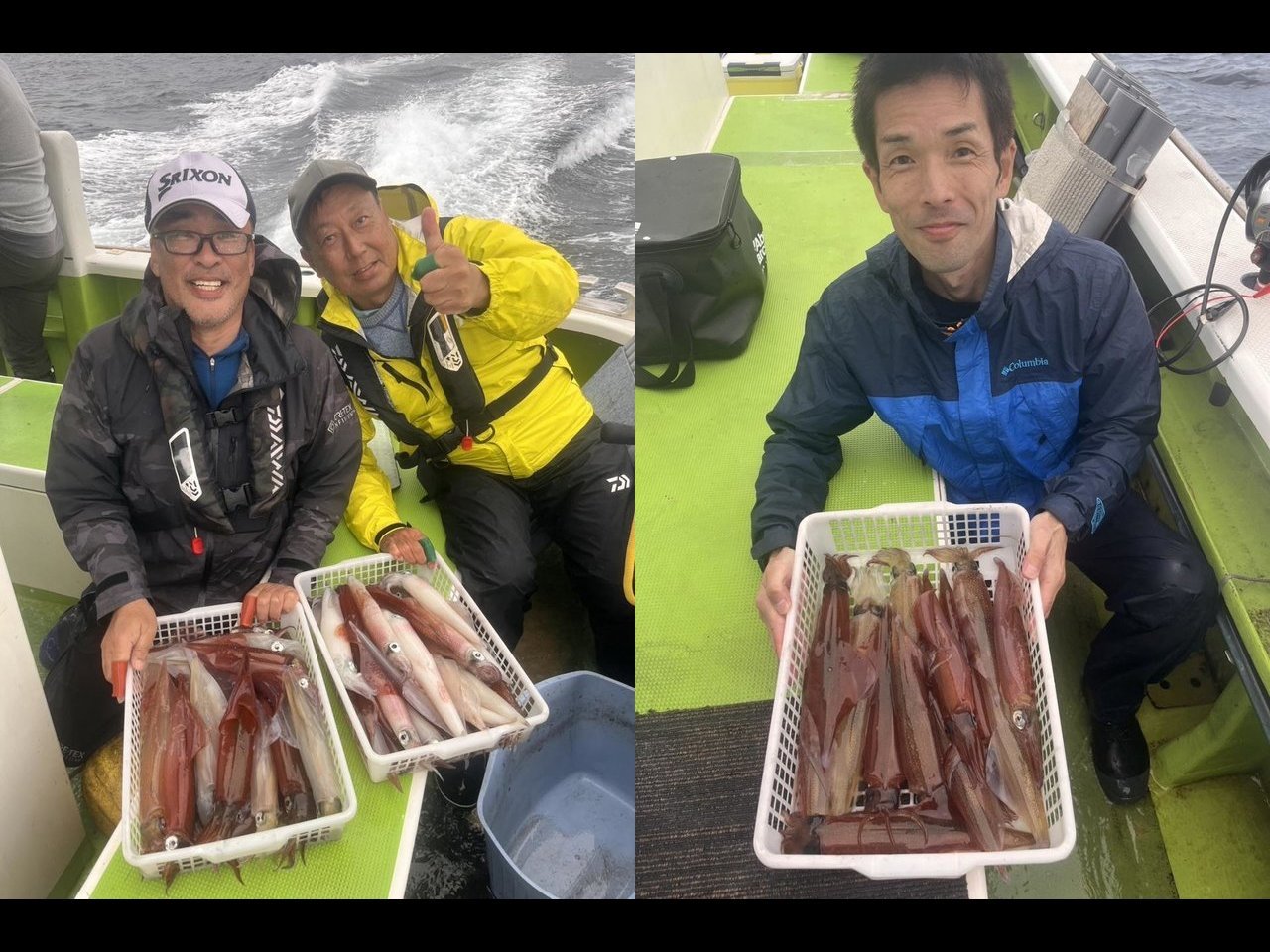 【釣果速報】神奈川県長三朗丸で高級ヤリイカ絶好調!トップは35杯!今後の釣行も期待大!