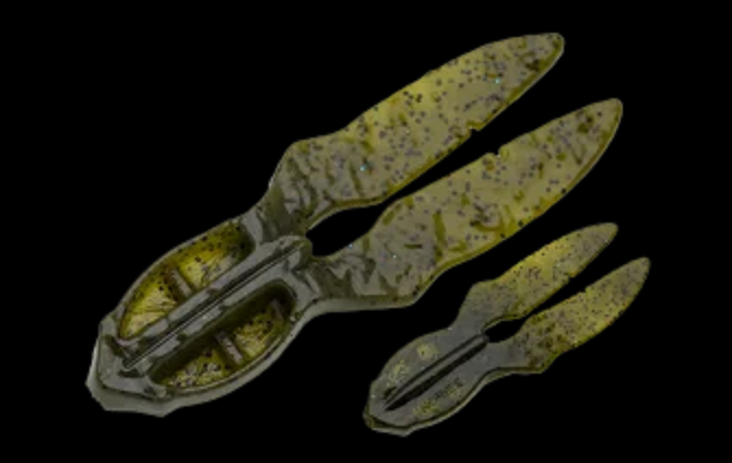 ワームのアップ写真