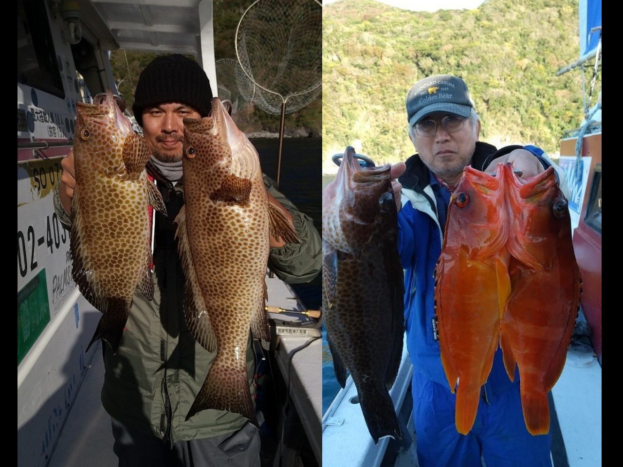 【釣果速報】静岡県魚磯丸でオオモンハタ最大47cm＆アカハタをキャッチ！紅葉シーズンの前に真っ赤なアカハタを獲りに行こう！