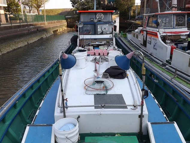 船のアップ写真