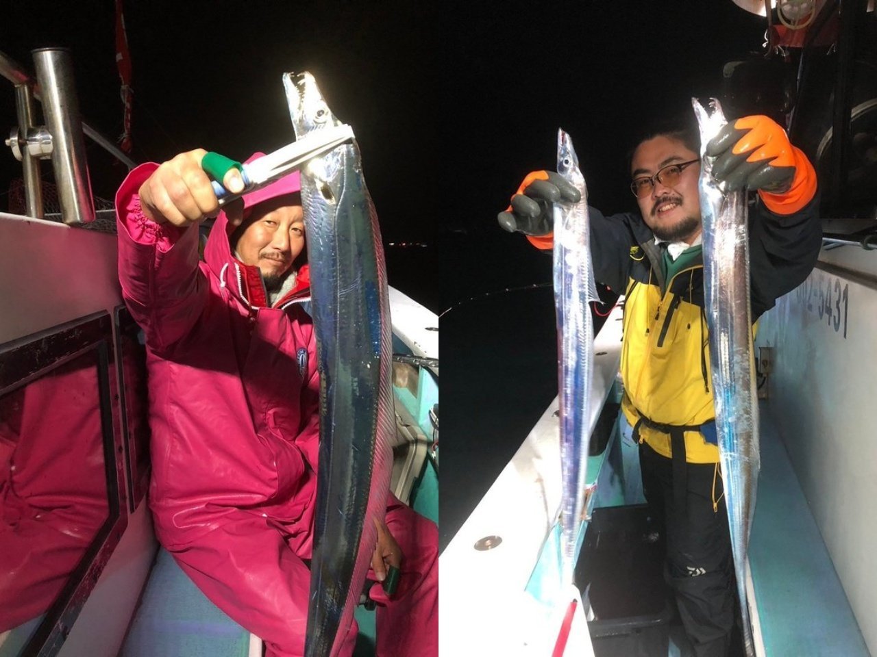 【釣果速報】静岡県SHINSEIMARUでメーター級のタチウオを安定GET!パターンを掴めば一日中コンスタントに釣れます!