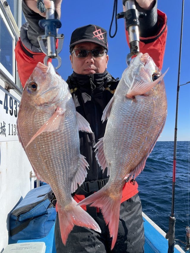 【釣果速報】茨城県ことぶき丸でマダイ大漁！アタリ爆発でトップは19匹！今すぐマダイ天国に直行だ！