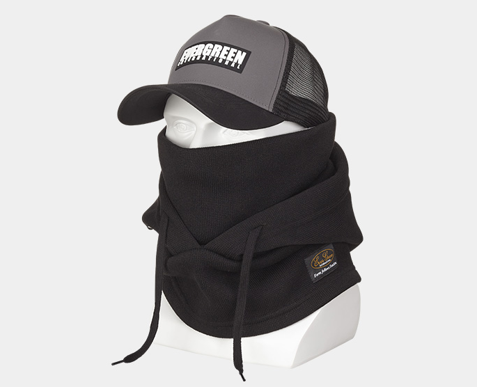 釣りウェアのアップ写真