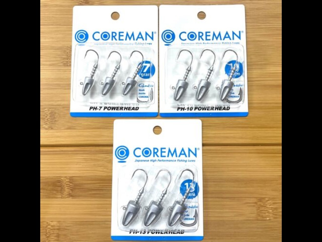 【新製品速報】コアマンからPH-7/10/13 POWERHEADが発売開始！