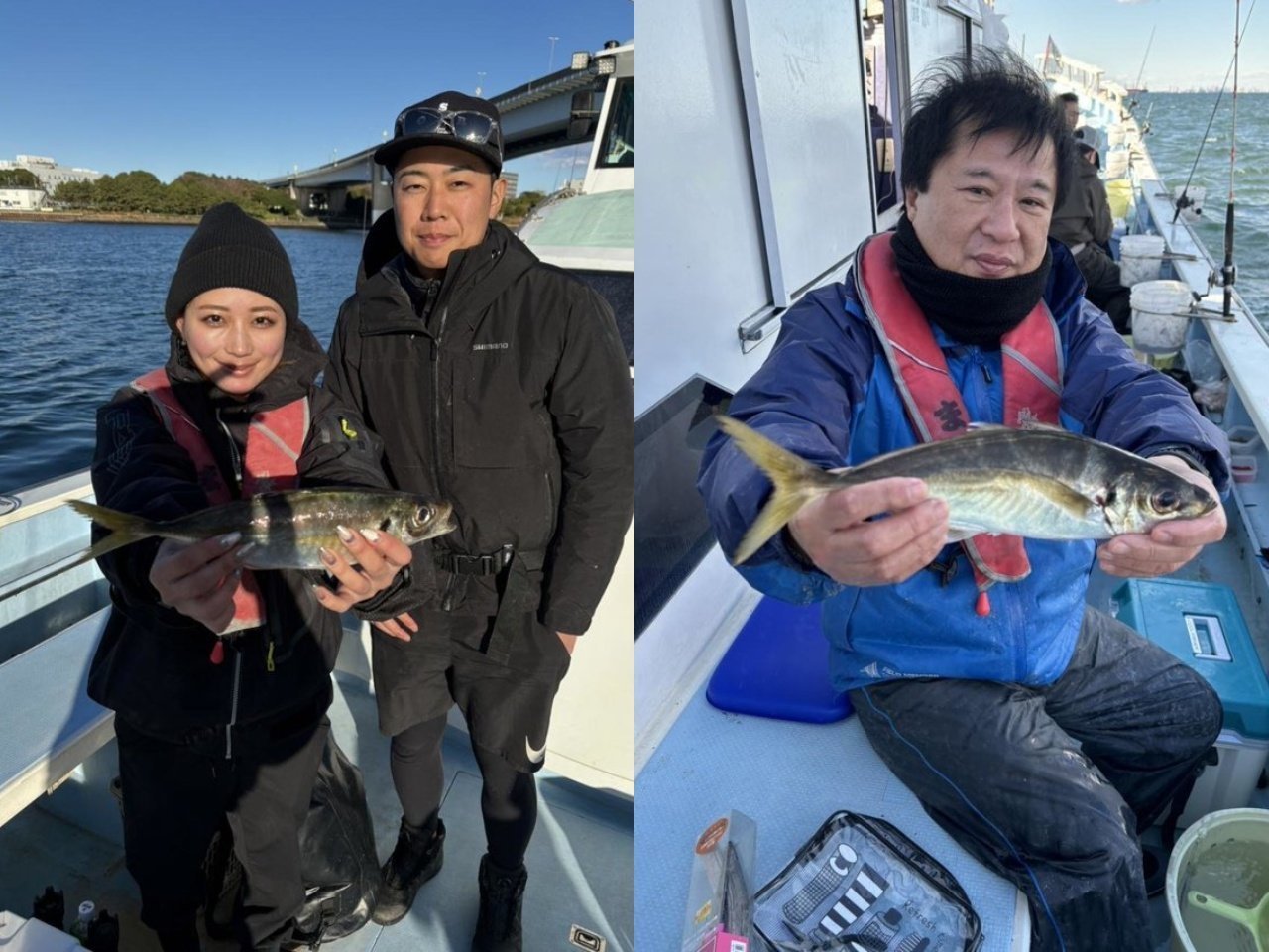 【釣果速報】東京都船宿まる八のアジの釣果がバズってる！ダブル&トリプルで竿頭100匹！釣れすぎて笑いが止まらない釣行を体験してみませんか？