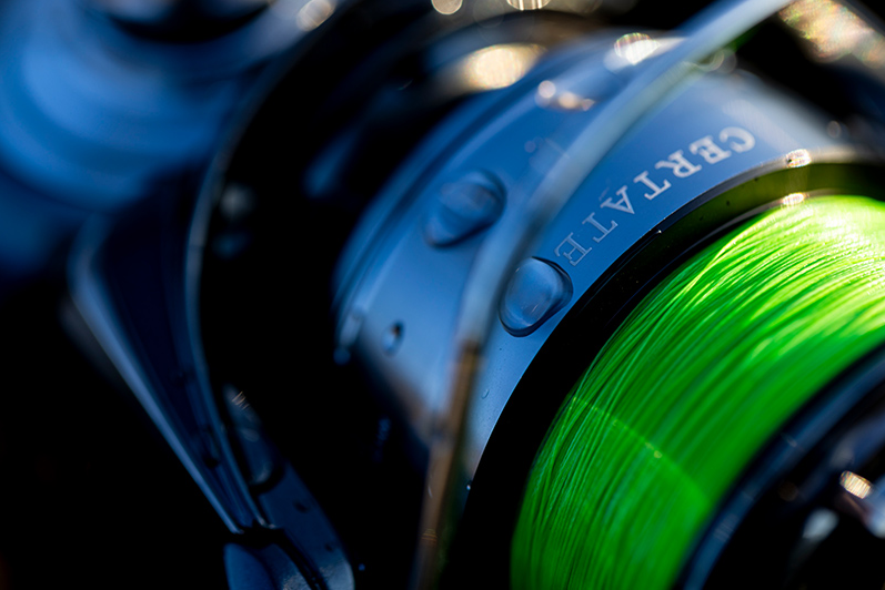 リールのアップ写真