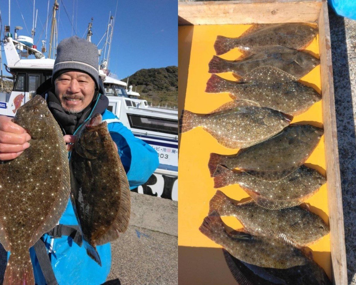【釣果速報】ヒラメ全員ゲット！釣果も今後上向きの予感！千葉県隆正丸でヒラメざんまいな一日を過ごそう！