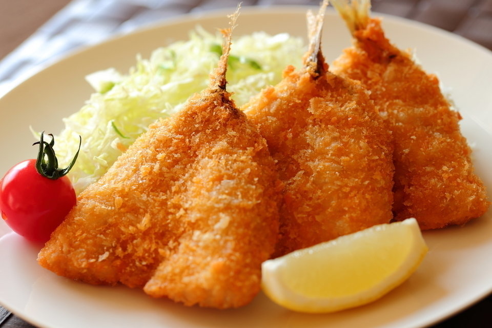 アジフライ　写真