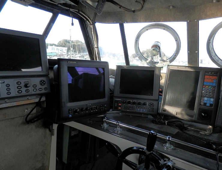 船内のアップ写真