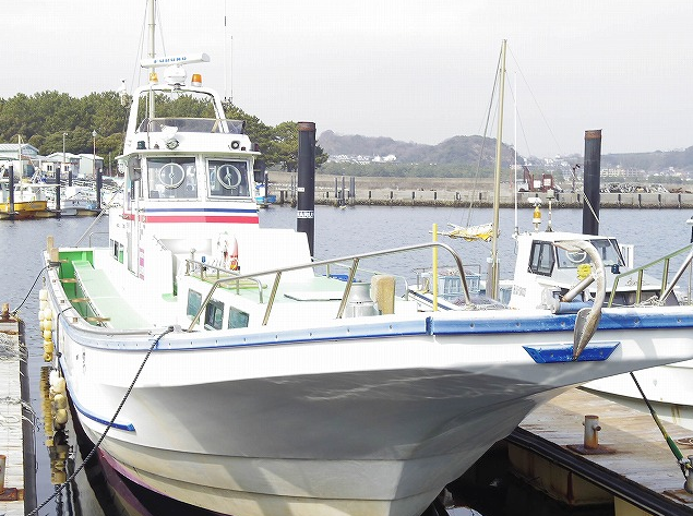 船のアップ写真