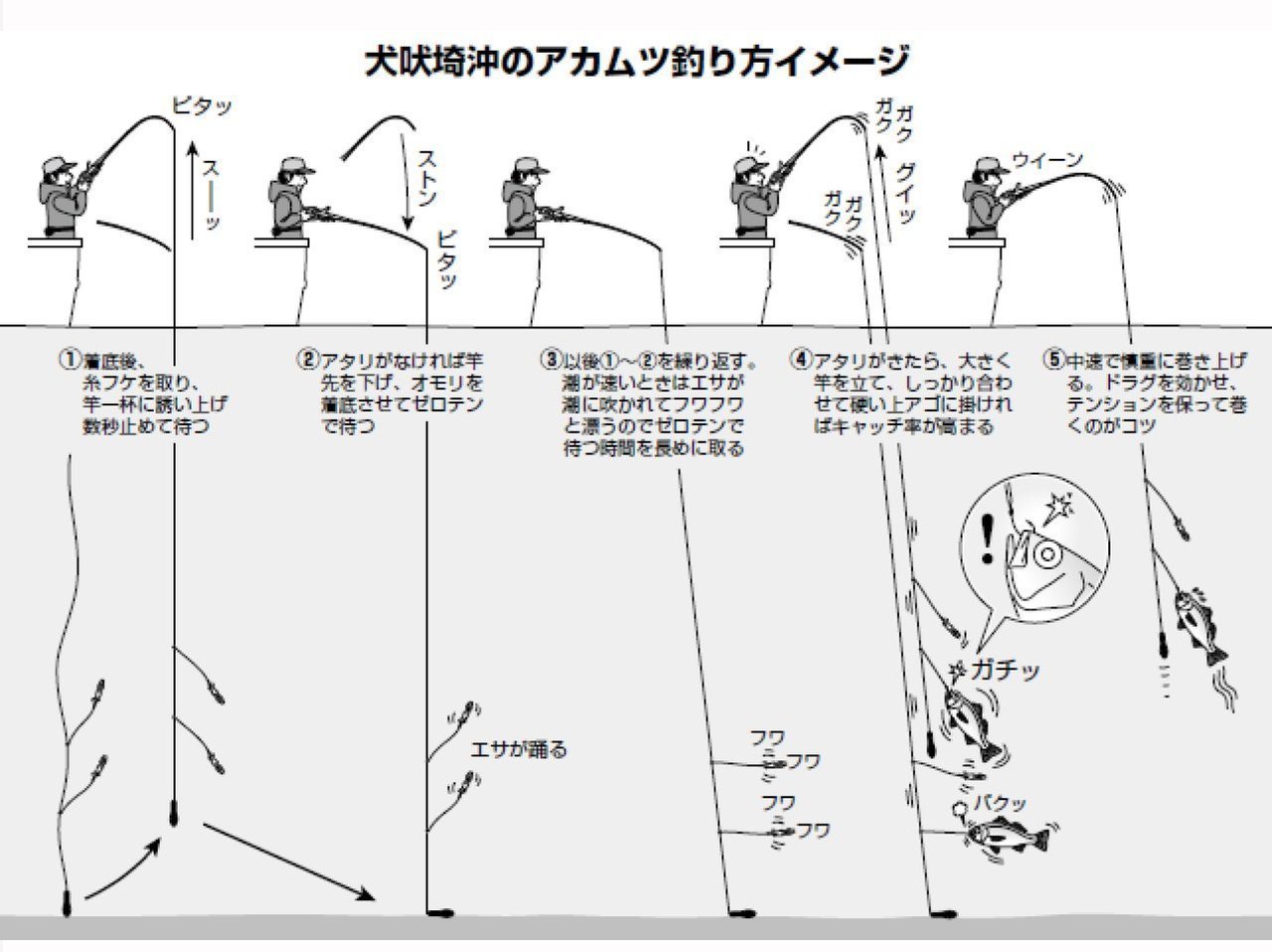 釣り方の図