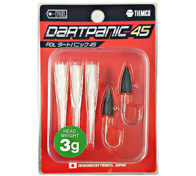 ジグヘッドとワームのアップ写真