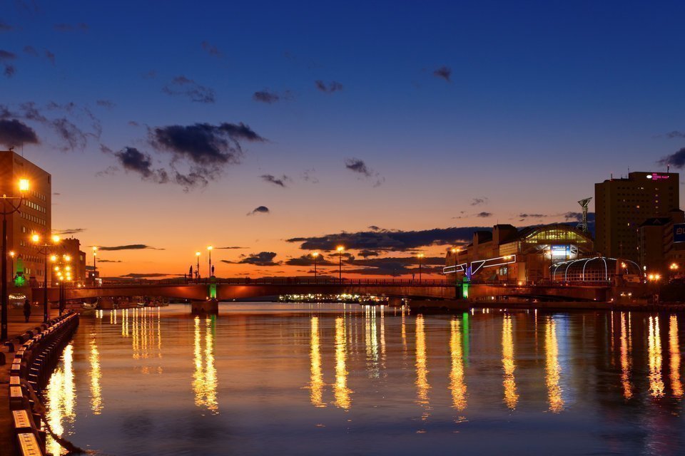 漁港 街灯 釣り場 海 アジング