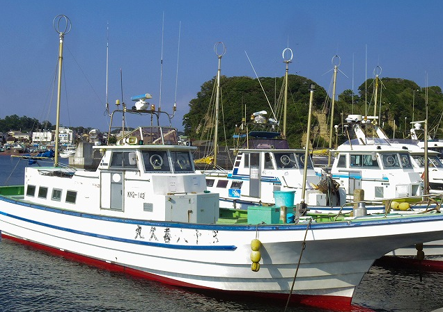 船のアップ写真