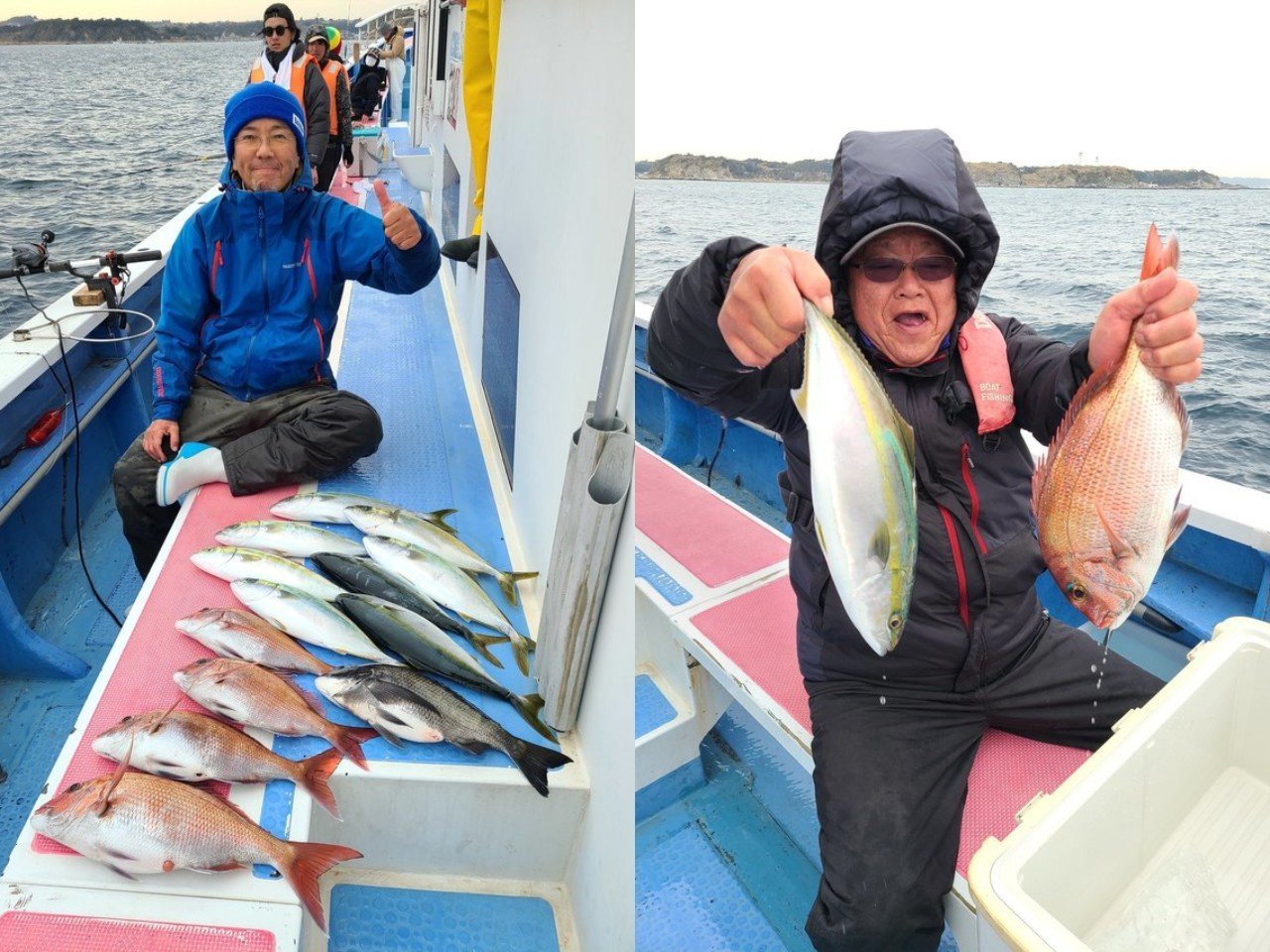【釣果速報】神奈川県成銀丸でマダイをゲット！クロダイ・サバ・イサキもGET！今後は乗っ込み真鯛に向けて期待大！