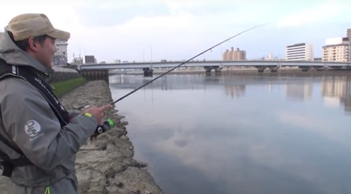 河口　釣り人　写真