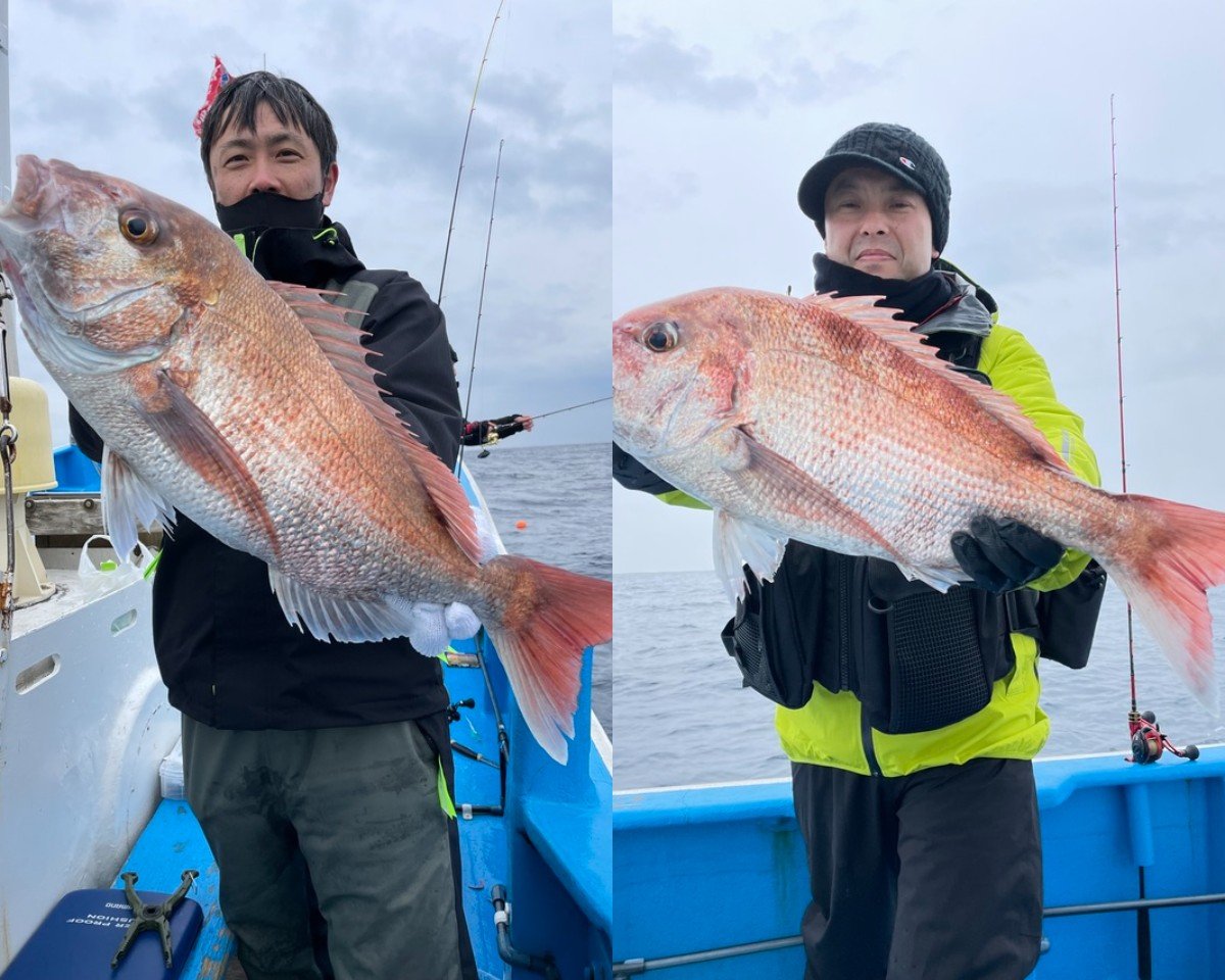 【釣果速報】茨城県ことぶき丸でマダイ2.9kgの良型ゲット！アマダイや、メバルも交じり豪華なお土産に！冬の釣行ならこの船に決まり！