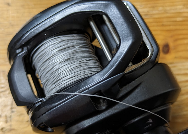 リールのアップ写真