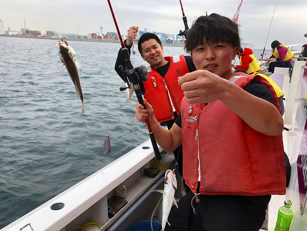 釣り人のアップ写真