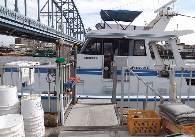 船のアップ写真