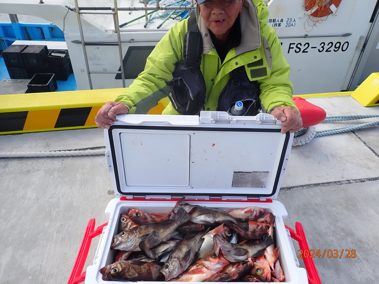 【釣果速報】福島県つりエサ豊漁でクロメバルを全員GET！竿頭はなんと121匹！新年度一発目の釣行はめでたい魚で好発進をキメよう！