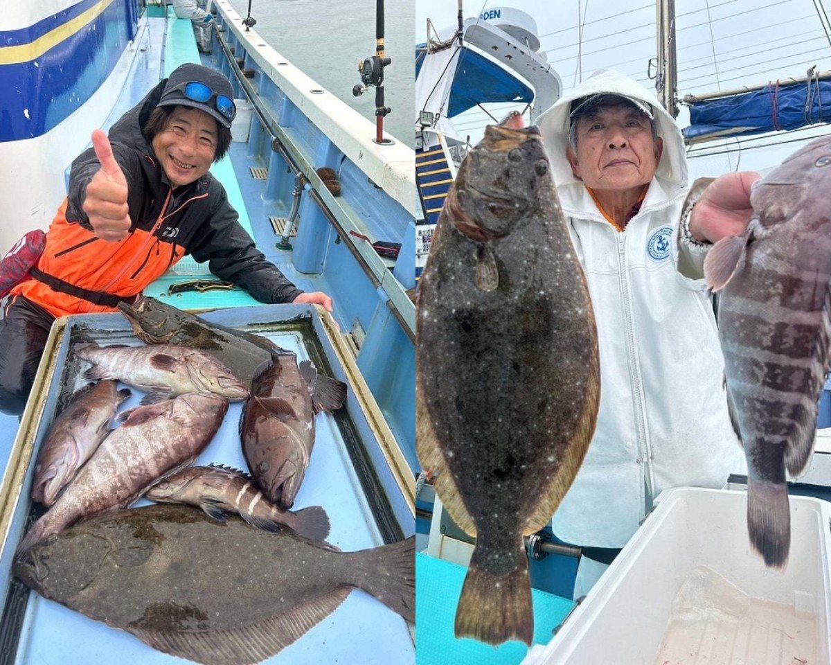 【釣果速報】千葉県松栄丸で3.2kgのビッグヒラメや超高級魚マハタをゲット！テンションが上がる豪華魚種が釣れまくり！