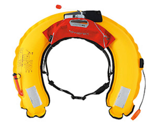 ライフジャケットのアップ写真