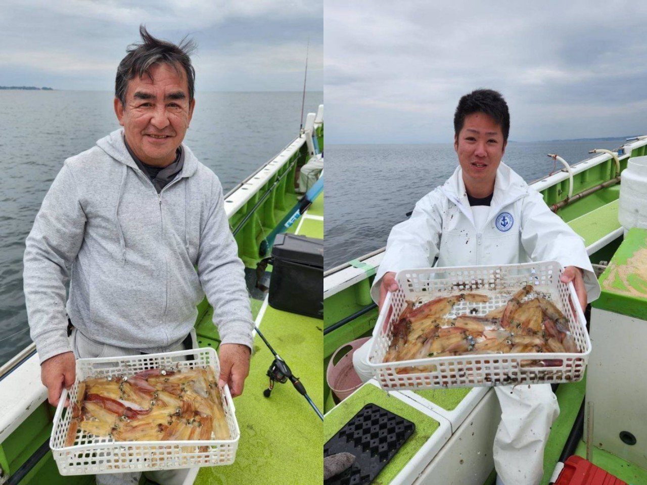 【釣果速報】神奈川県長三朗丸でマルイカの反応山盛り！トップは57杯！絶品マルイカを自分の手で釣り上げてみませんか？